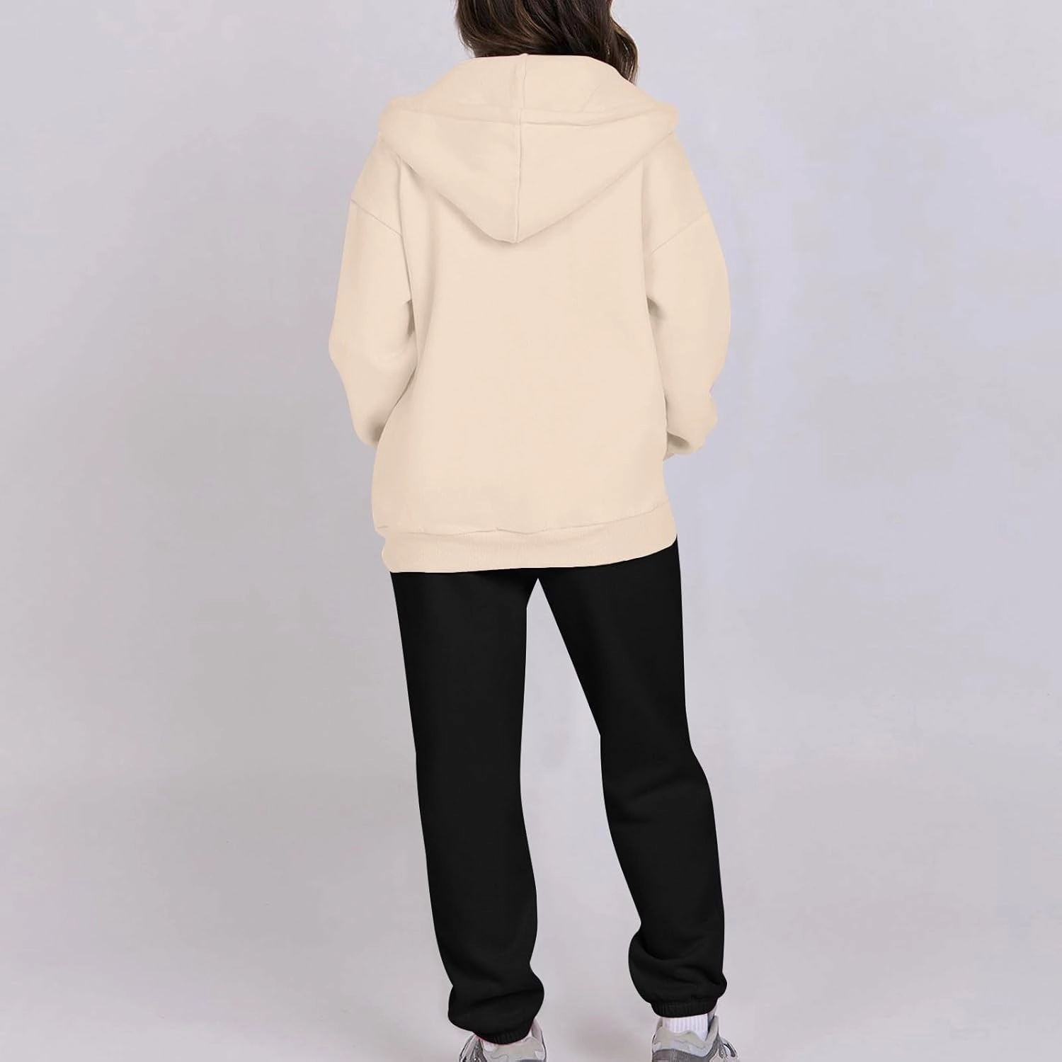 Jogger Sets for Women 2 Piece Zipper Jacket Long Sleeve Hoodie Sweatshirt Baggy Sweat Pants Comfy Lounge Sweatsuit