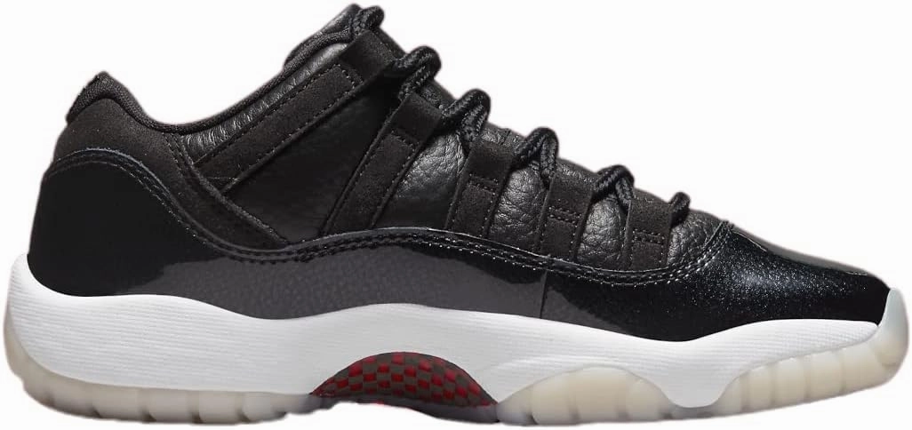 Jordan Big Kid's 11 Retro Low 72-10" Black/Gym Red-White-Sail (528896 001)