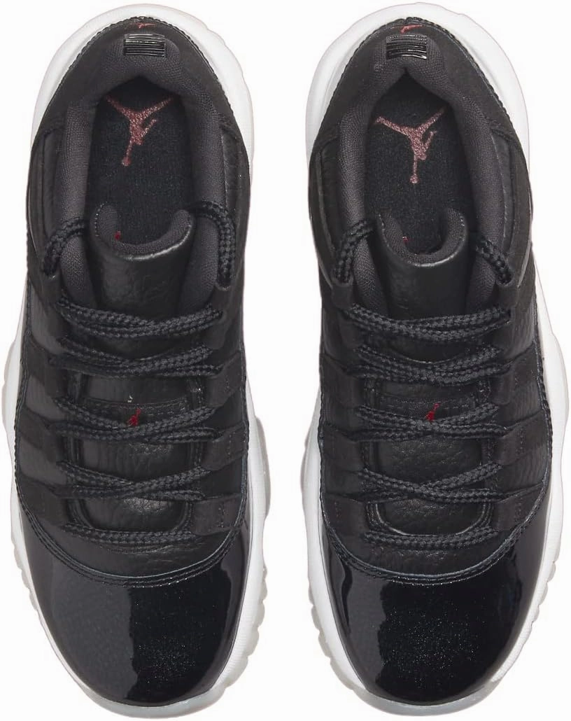 Jordan Big Kid's 11 Retro Low 72-10" Black/Gym Red-White-Sail (528896 001)