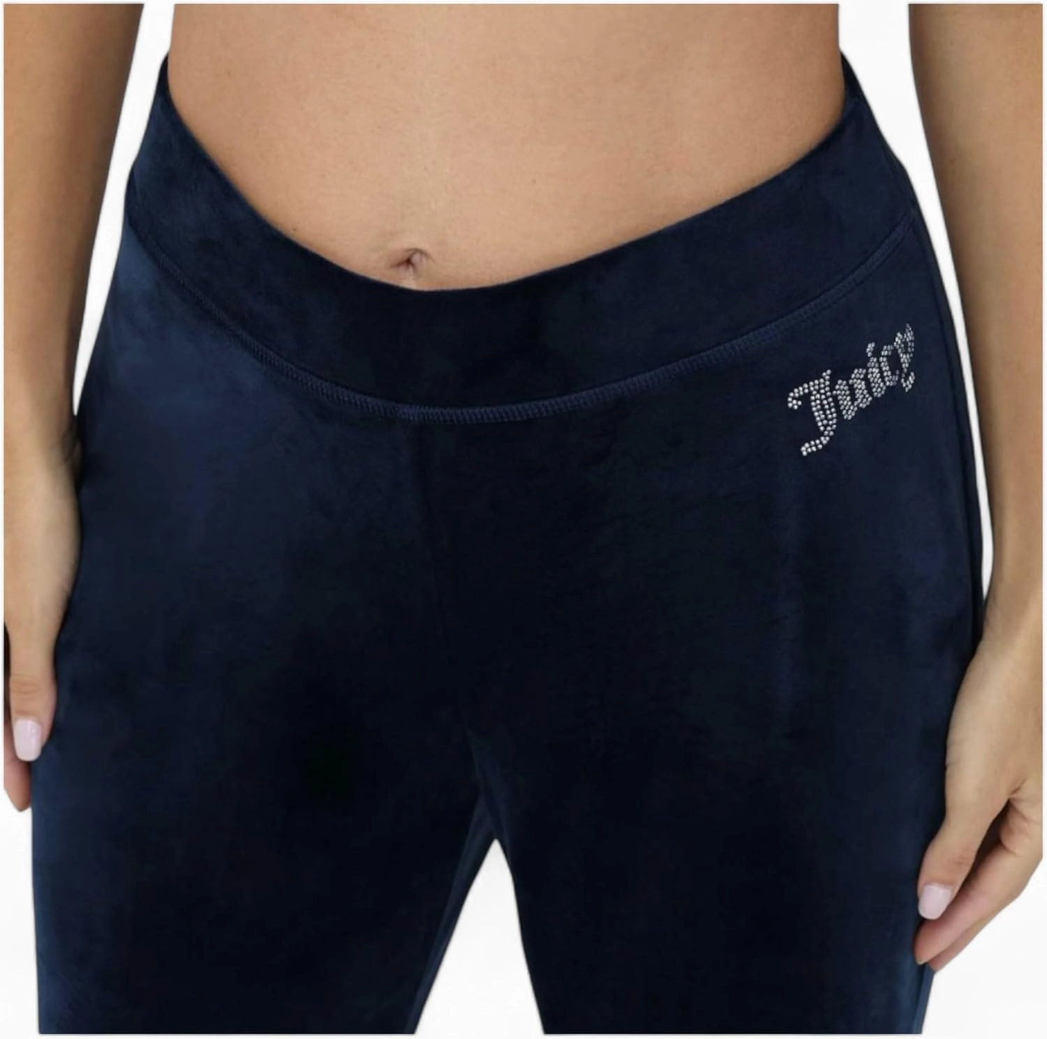 Juicy Couture Women's Bling Velour Track Pants