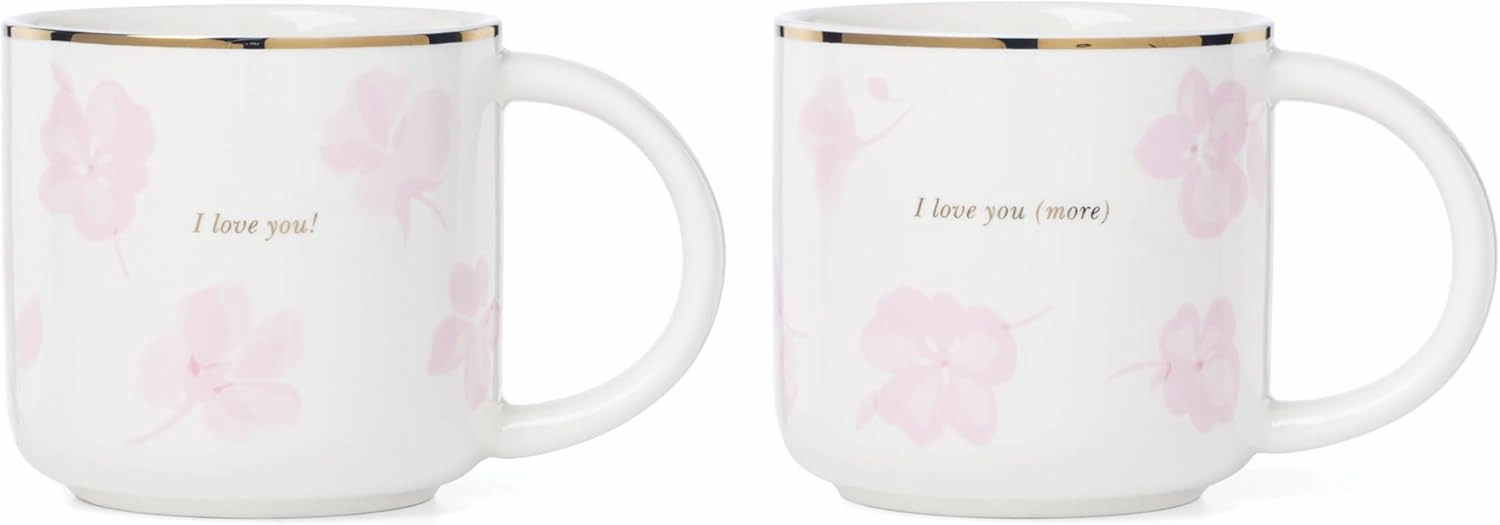 kate spade new york Spring Pansies Mugs, Set Of 2