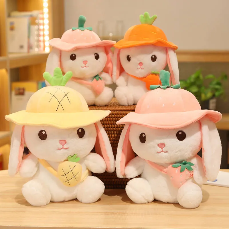 Kawaii Strawberry Bunny Rabbit Plush Toy