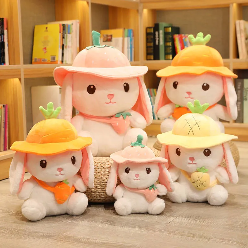 Kawaii Strawberry Bunny Rabbit Plush Toy
