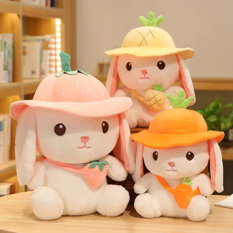 Kawaii Strawberry Bunny Rabbit Plush Toy