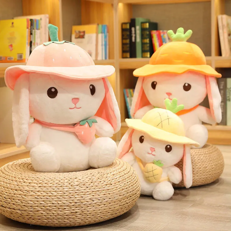 Kawaii Strawberry Bunny Rabbit Plush Toy