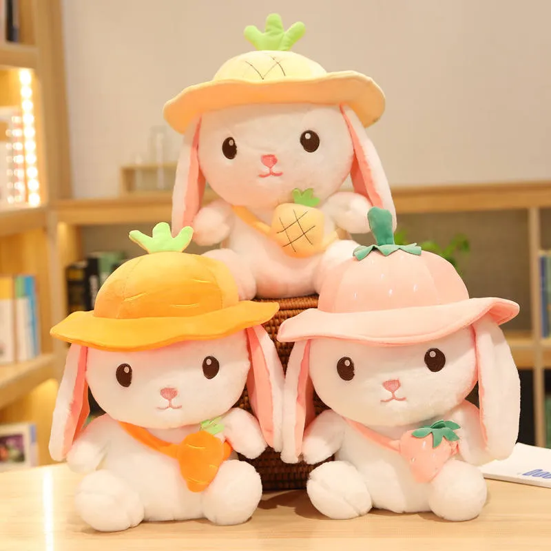 Kawaii Strawberry Bunny Rabbit Plush Toy