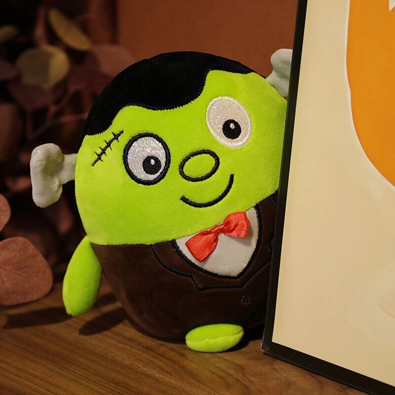 Kawaii Skeleton Pumpkin Zombie Frankenstein Vampire Halloween Plushies