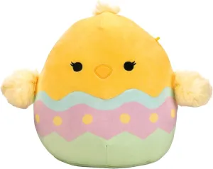 Kellytoys Squishmallows 12 inch Aimee The Yellow Chick in Egg Pillow Plushie Toy