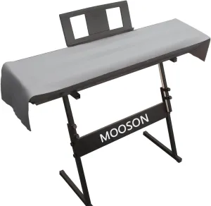 Keyboard Piano Cover, Digital Piano Dust Cover, Light Luxury Soft and Premium Surface, Thickening Electronic Organ Covering Keyboard Update Encasement (Grey)
