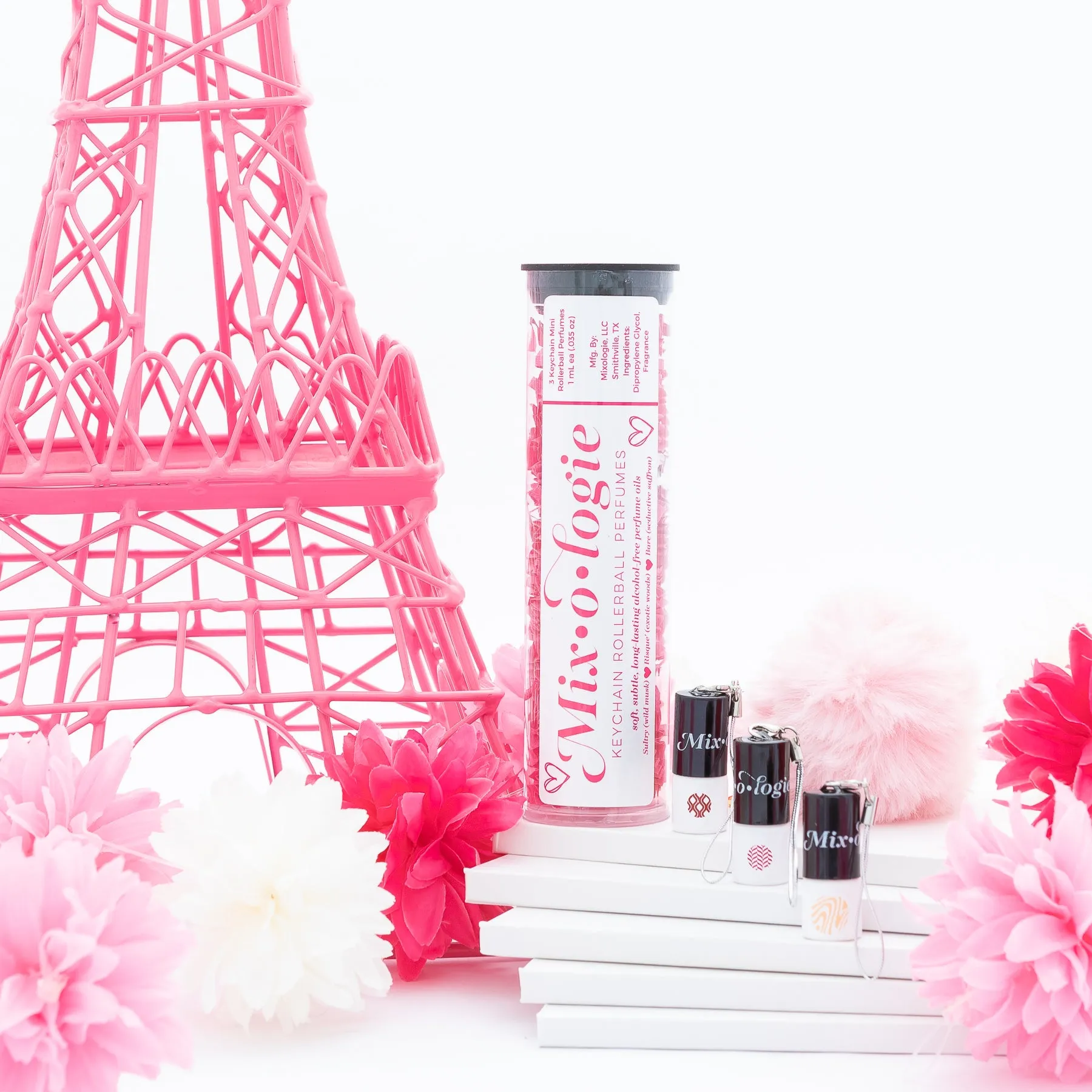 Keychain Trio Gift Tube