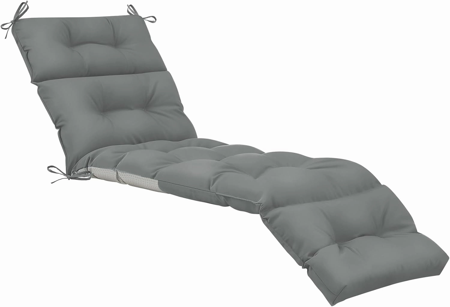 Kigley 1 Pcs Chaise Lounge Cushions 75 x 22 x 5 Inches Soft Lounge Chair Cushion Spring/Summer Seasonal Replacement for Outdoor Indoor Home Office (Dark Gray)