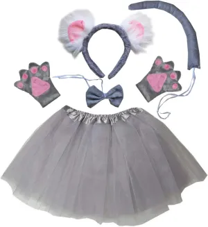 Kirei Sui Girls Koala Gray Tutu Costume Dress Up