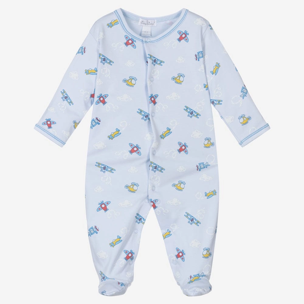 Kissy Kissy Boys 'Blue Sky Planes' Babygrow