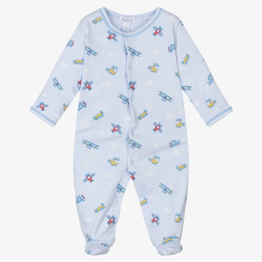 Kissy Kissy Boys 'Blue Sky Planes' Babygrow