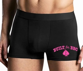 Knaughty Knickers Built For BBC Jack Of Spades JOS Black Cock Lover Black Mens Boxer Brief Adult Fun Design