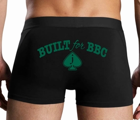 Knaughty Knickers Built For BBC Jack Of Spades JOS Black Cock Lover Black Mens Boxer Brief Sexy Adult Design