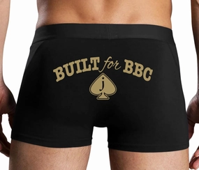 Knaughty Knickers Built For BBC Jack Of Spades JOS Black Cock Lover Black Mens Boxer Brief Sexy Adult Design