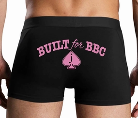 Knaughty Knickers Built For BBC Jack Of Spades JOS Black Cock Lover Black Mens Boxer Brief Sexy Adult Design