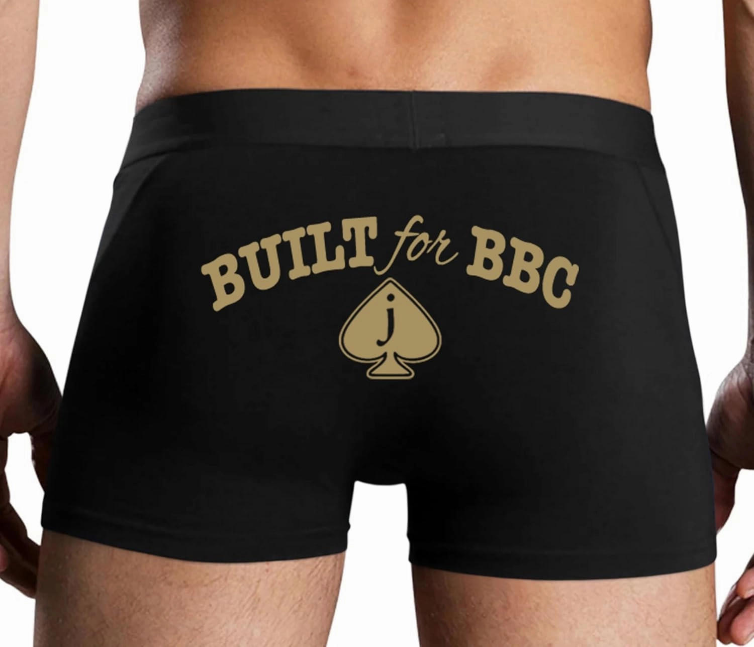 Knaughty Knickers Built For BBC Jack Of Spades JOS Black Cock Lover Black Mens Boxer Brief Sexy Adult Design
