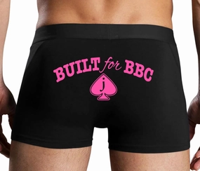 Knaughty Knickers Built For BBC Jack Of Spades JOS Black Cock Lover Black Mens Boxer Brief Sexy Adult Design