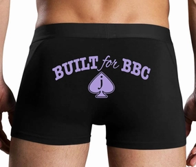 Knaughty Knickers Built For BBC Jack Of Spades JOS Black Cock Lover Black Mens Boxer Brief Sexy Adult Design