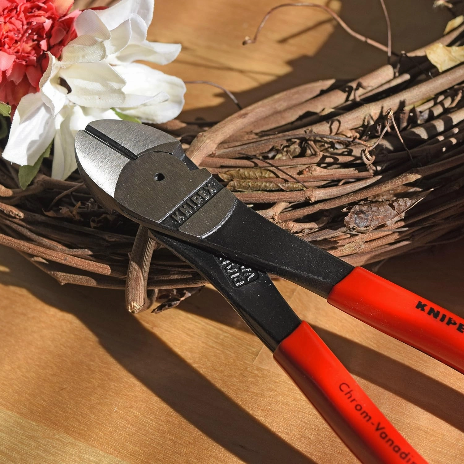 KNIPEX - 74 01 250 SBA Tools - High Leverage Diagonal Cutters (7401250SBA), 10 inches