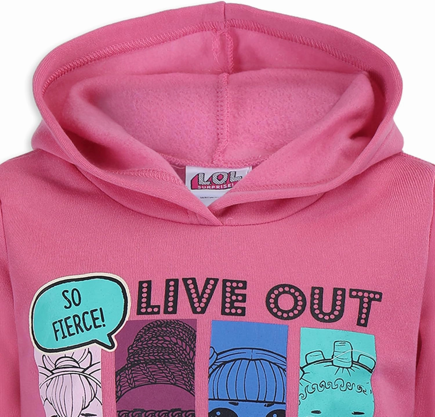 L.O.L. Surprise! Girls Hoodie and Legging Pant Set for Little Kids