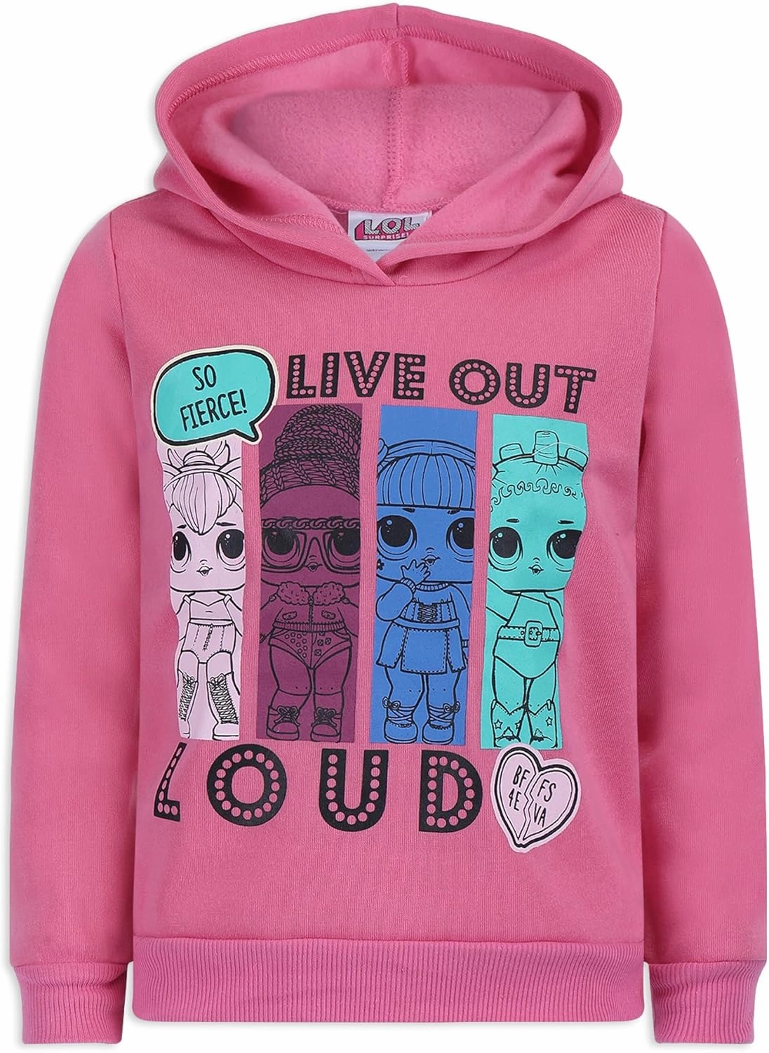 L.O.L. Surprise! Girls Hoodie and Legging Pant Set for Little Kids