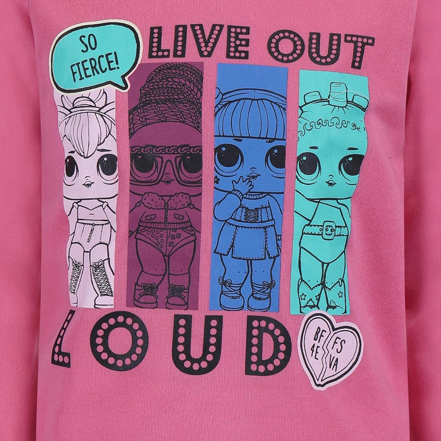 L.O.L. Surprise! Girls Hoodie and Legging Pant Set for Little Kids
