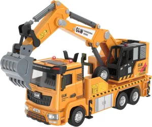 Large Construction Toy – 1:40 Alloy Simulation Model, Realistic Lights & Sounds, Educational Engineering Vehicle for Ages 3-8, Boys and Girls