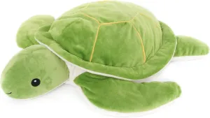 Large Weighted Sea Turtle Stuffed Animal Plush Toy with Embroidered Eyes and Removable Weight Pack - 28 Inches, 5 lb for Kids and Adults