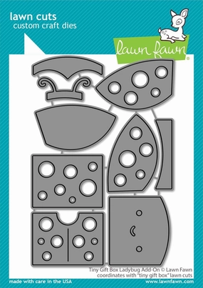 Lawn Fawn Dies - Tiny Gift Box Ladybug Add-On (LF2256)
