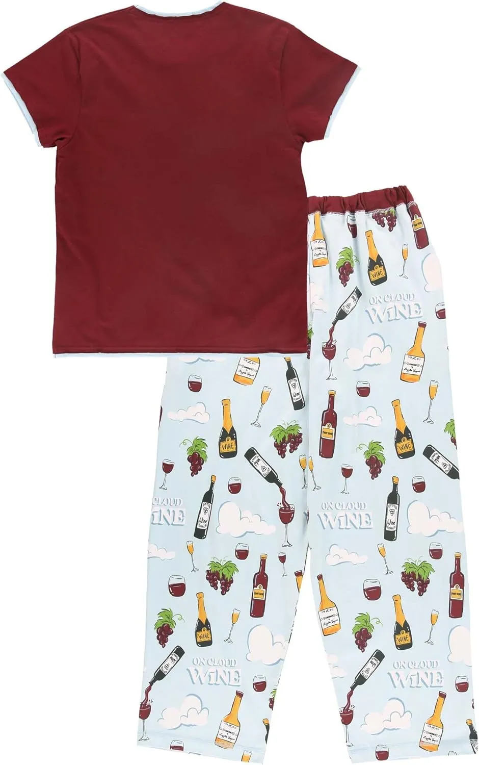 Lazy One Women's Pajama Set, Short Sleeves with Cute Prints, Relaxed Fit