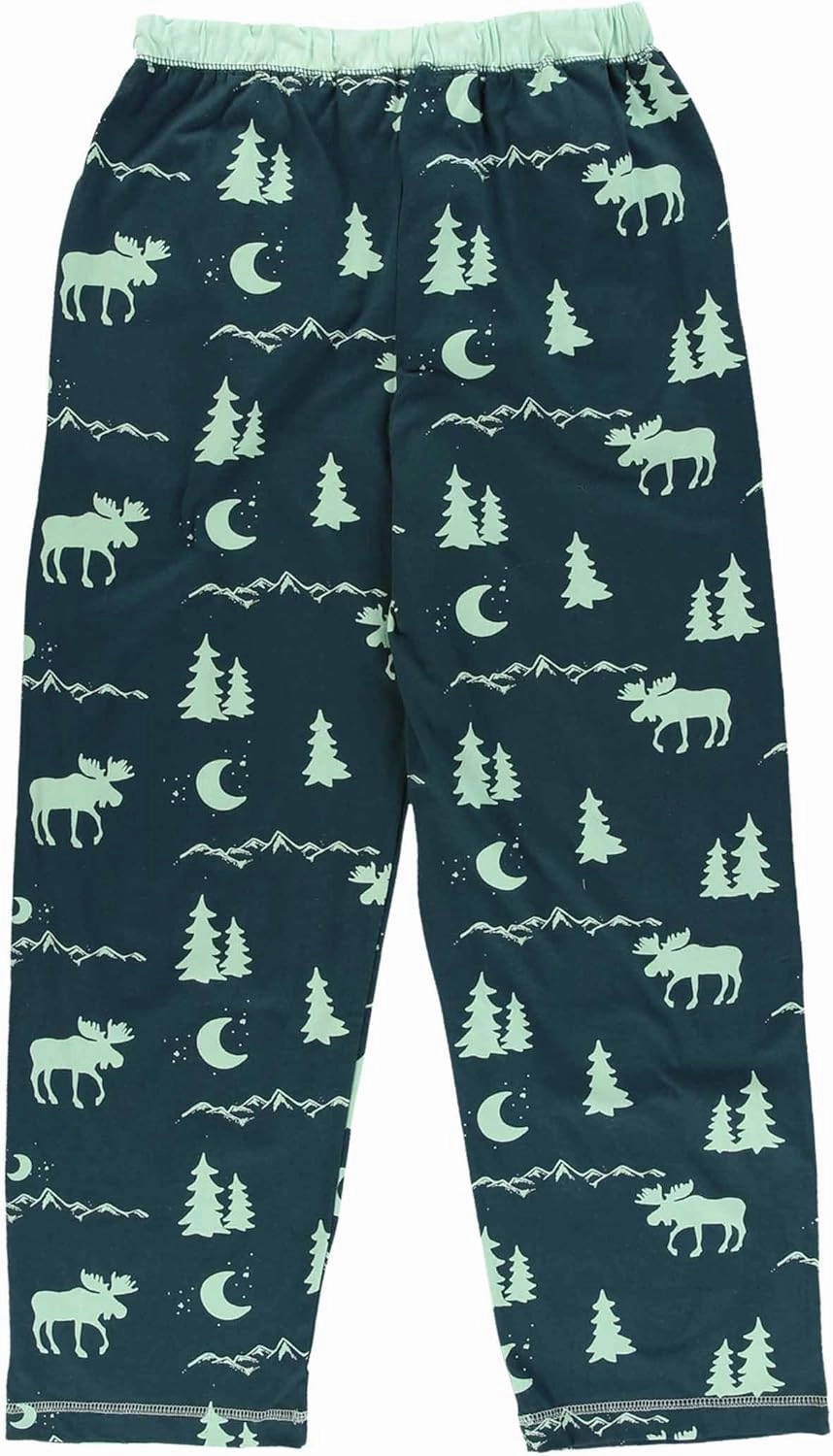 Lazy One Pajamas for Women, Cute Moose Pajama Pants and Top Separates