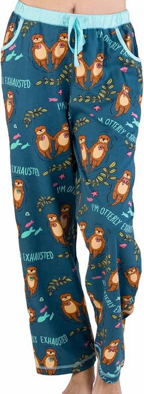 Lazy One Pajamas for Women, Cute Ocean Pajama Pants and Top Separates
