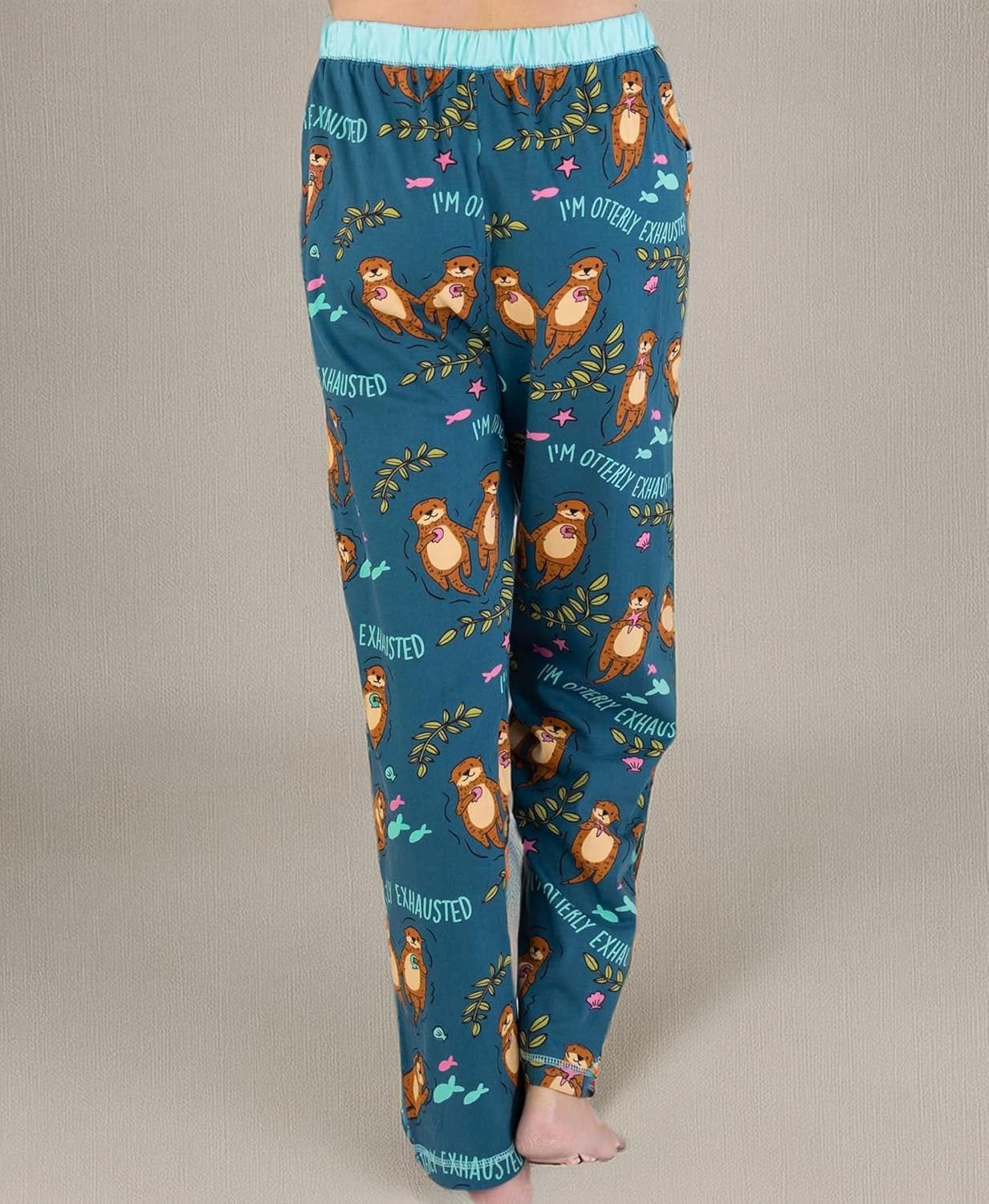 Lazy One Pajamas for Women, Cute Ocean Pajama Pants and Top Separates