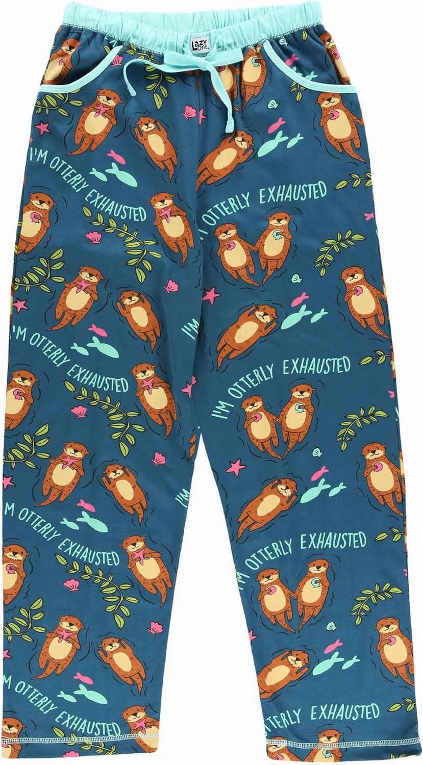 Lazy One Pajamas for Women, Cute Ocean Pajama Pants and Top Separates
