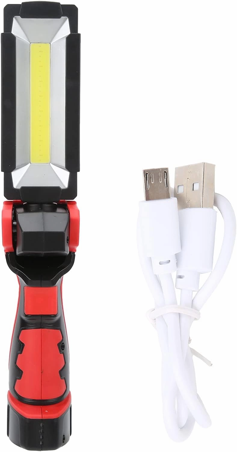 LED Work Light USB Rechargeable Magnetic Emergency Light COB Handheld for Repairs Camping