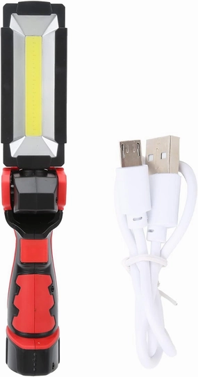 LED Work Light USB Rechargeable Magnetic Emergency Light COB Handheld for Repairs Camping