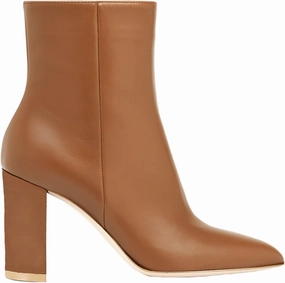 LEHOOR Women Fashion Chunky Block Heel Pointed Toe Ankle Booties Classic Side Zipper Short Boots 4-11 M US