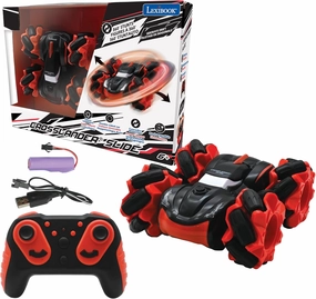 Lexibook, Crosslander® Slide, Remote Control car, up to 12km/h, 4 Wheel Drive, Reversible, Crazy 360° Stunts, Light Effects, Rechargeable, RC58