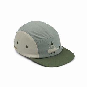 Liewood Rory Cap - Helicopter/Dove Blue Multi Mix