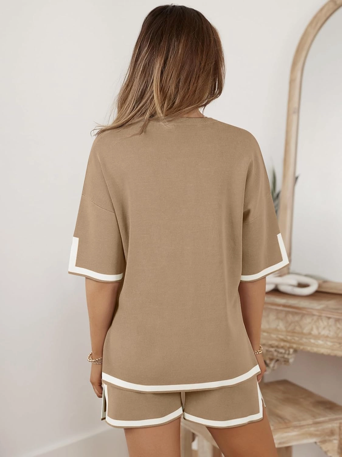 LILLUSORY 2 Piece Sets for Women Summer 2025 Two Piece Matching Lounge Sets Short Casual Outfits Cute Vacation Clothes