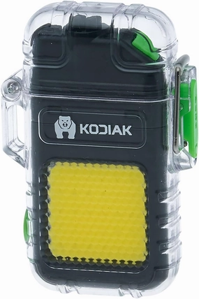 LitezAll 27496 Kodiak Mini Rechargeable Plasma Lighter w/COB LED Task Light