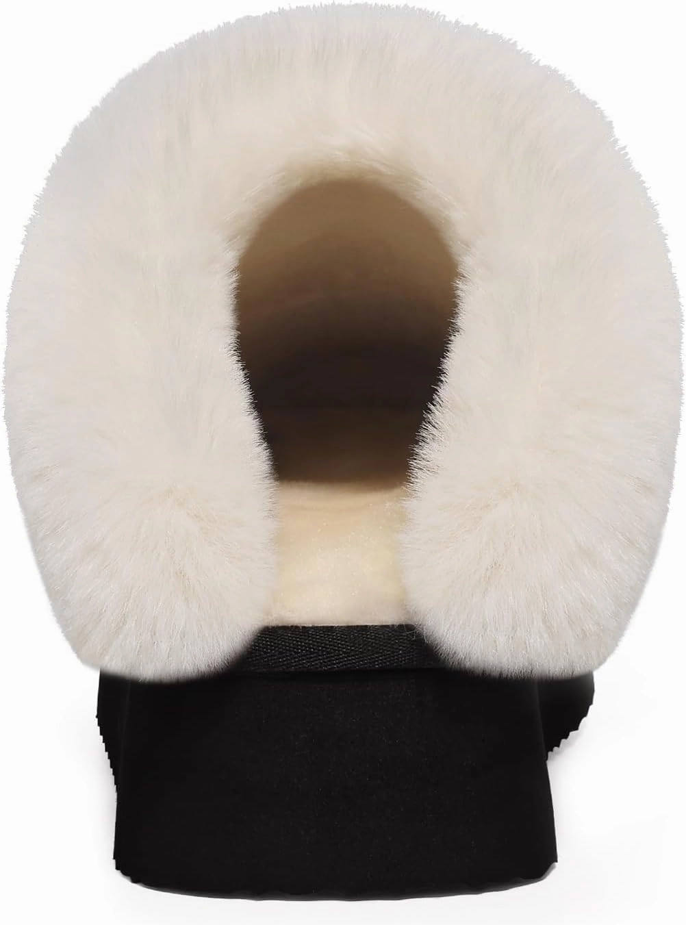 Litfun Fuzzy Platform Slippers for Women Comfy Winter House Shoes with Memory Foam Indoor Outdoor