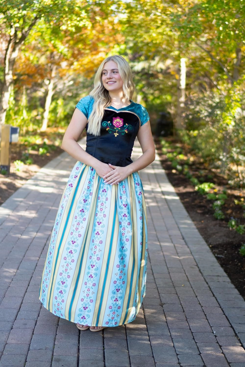 Little Adventures Enchanted Alpine Coronation Princess Dress-Up Costume for Adult Women - Machine Washable Cosplay Dresses