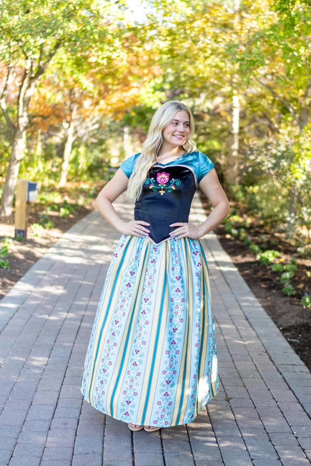 Little Adventures Enchanted Alpine Coronation Princess Dress-Up Costume for Adult Women - Machine Washable Cosplay Dresses