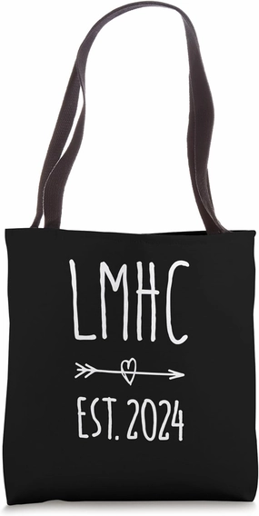 LMHC Licensed Mental Health Counselor Graduation 2024 Tote Bag