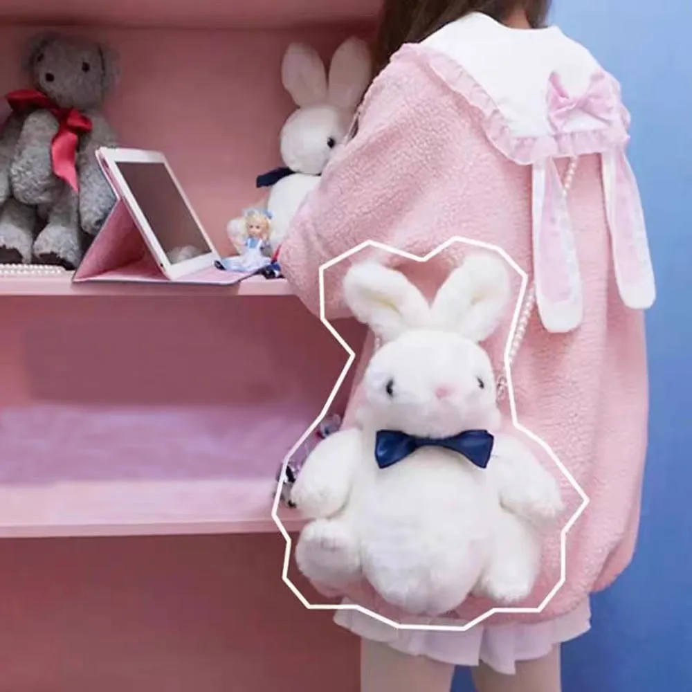 Lolita Rabbit Bunny CrossBody Shoulder Plush Bag
