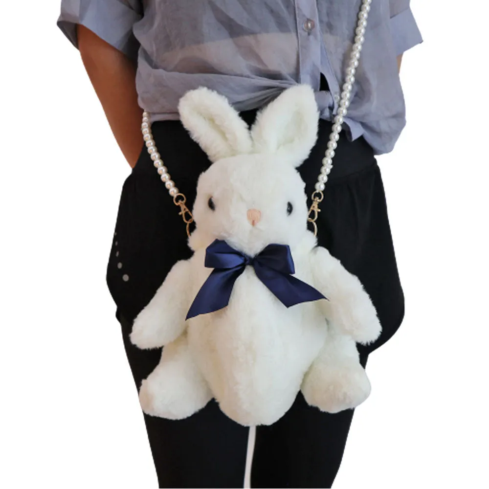 Lolita Rabbit Bunny CrossBody Shoulder Plush Bag